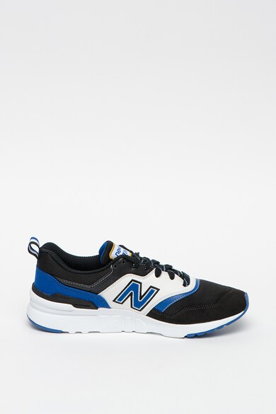 New Balance Pantofi sport de piele intoarsa si piele, cu model colorblock 997H Barbati