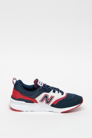 New Balance Pantofi sport de piele intoarsa si piele, cu model colorblock 997H Barbati