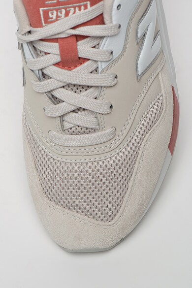 New Balance Pantofi sport de piele intoarsa si piele, cu model colorblock 997H Femei
