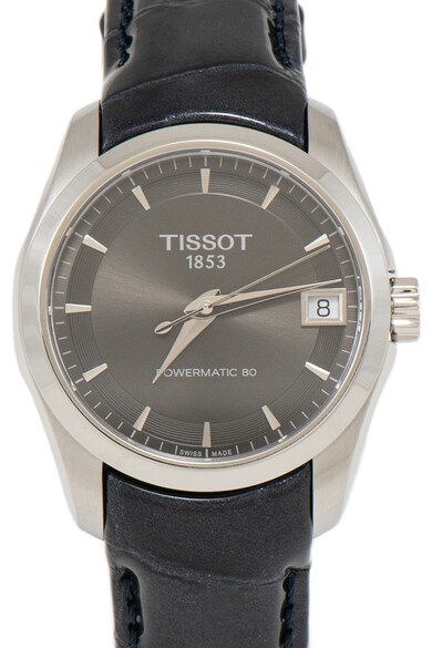 Tissot Ceas automatic cu o curea din piele Couturier Femei