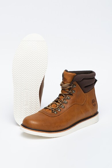 Timberland Ghete de piele cu insertii din material textil Newmarket Barbati