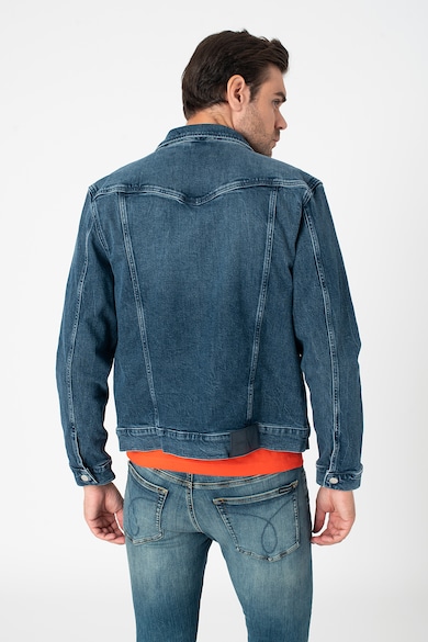 CALVIN KLEIN JEANS CALVIN KLEIN, Jacheta slim fit din denim Barbati