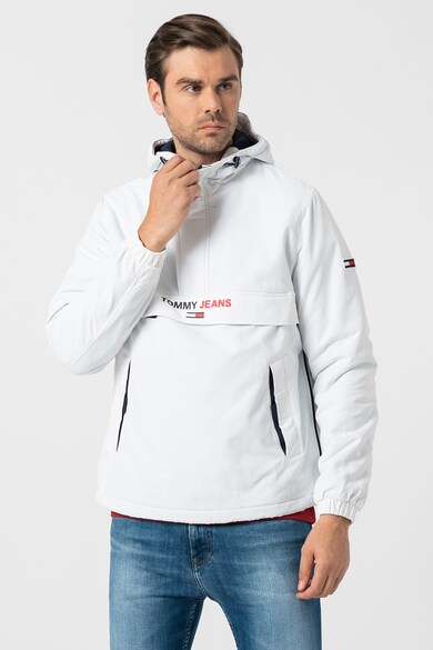 Tommy Jeans Geaca cu gluga si fermoar lateral Barbati