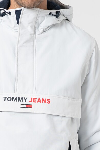 Tommy Jeans Kapucnis télikabát az oldalán cipzárral férfi