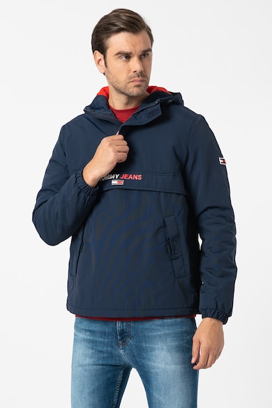 Tommy Jeans Geaca cu gluga si fermoar lateral Barbati