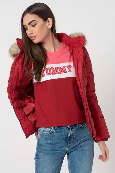 Tommy Jeans Geaca cu umplutura de puf cu gluga Femei