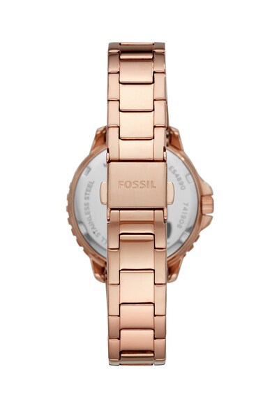 Fossil Ceas quartz decorat cu cristale transparente Izzy Femei