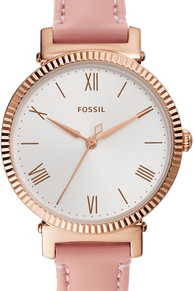 Fossil Ceas quartz cu o curea din piele Daisy Femei