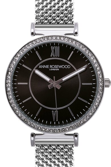Annie Rosewood Ceas din otel inoxidabil decorat cu cristale Femei