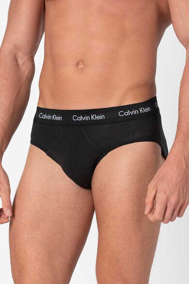 CALVIN KLEIN Слипове с лого на талията, 3 чифта Мъже