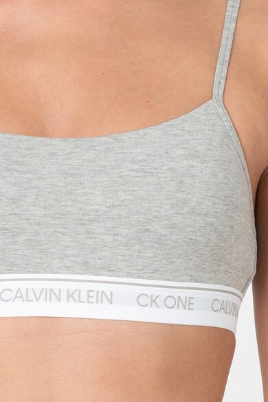 CALVIN KLEIN Bustiera din amestec de modal cu imprimeu logo Femei