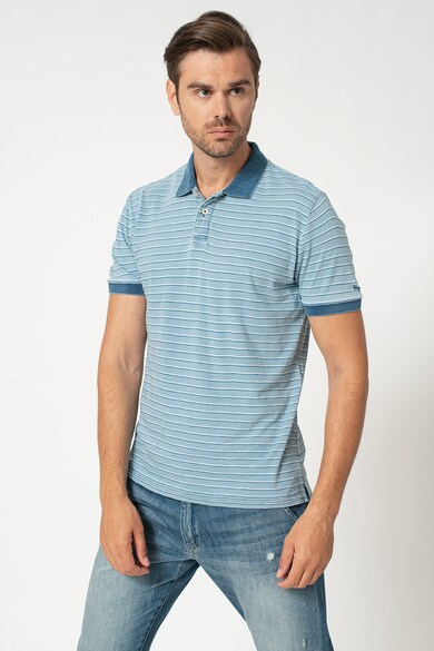 Pepe Jeans London Tricou polo in dungi Lauren Barbati