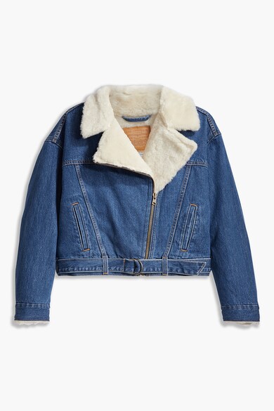 Levi's Jacheta de denim cu captuseala de sherpa Femei