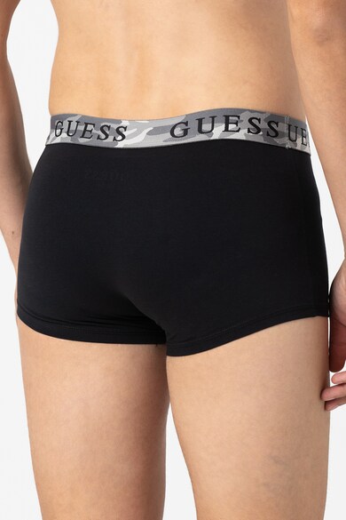 GUESS Set de boxeri cu banda elastica cu logo in talie - 3 perechi Barbati