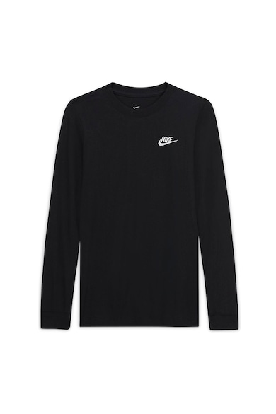 Nike Блуза с овално деколте с бродирано лого на гърдите Момчета