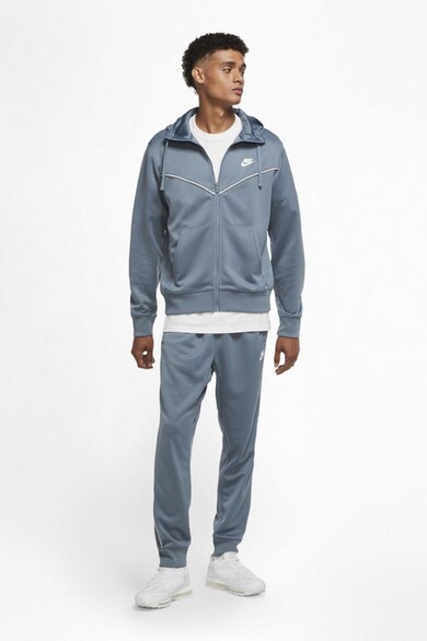 Nike Cipzáros kapucnis pulóver ferde zsebekkel férfi