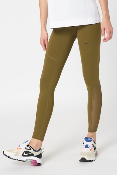 Nike Colanti tight fit cu detalii logo, pentru fitness Femei