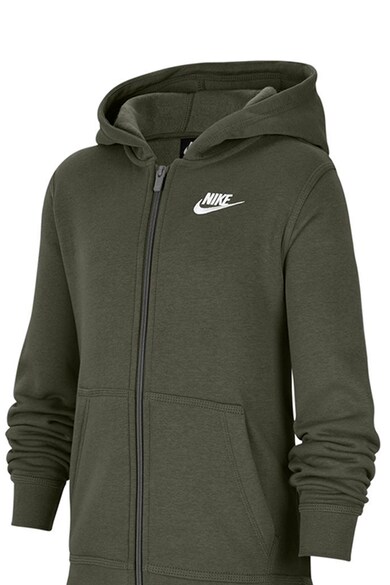 Nike Sportswear Club cipzáros pulóver kapucnival Lány