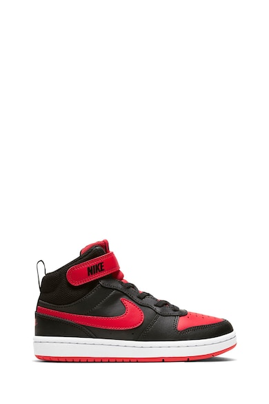 Nike Спортни обувки Court Borough Mid 2 от кожа и еко кожа с лого Момичета