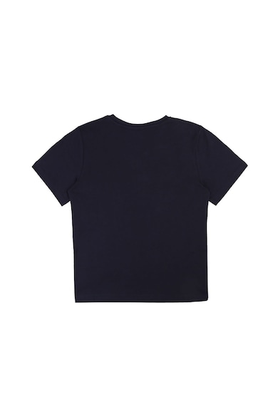 BOSS Kidswear Tricou cu decolteu la baza gatului si logo pe piept Baieti