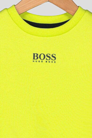 Boss Hugo Boss Bluza sport cu logo si decolteu la baza gatului Baieti