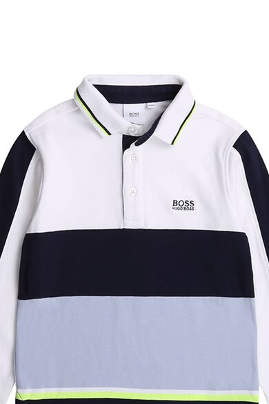 Boss Hugo Boss Bluza polo cu model colorblock Baieti