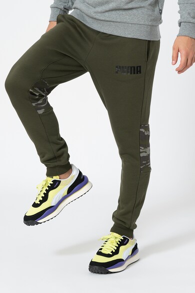 Puma Pantaloni sport cu detalii camuflaj Barbati