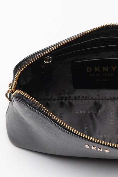 DKNY Geanta de piele cu bareta de umar si aspect texturat Bryant Femei