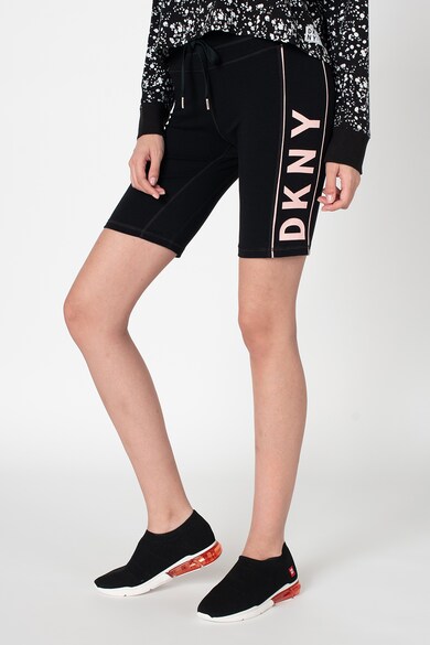 DKNY Colanti scurti cu talie medie cu imprimeu logo Femei