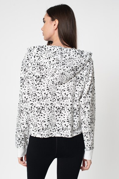 DKNY Hanorac crop cu imprimeu Splatter Femei