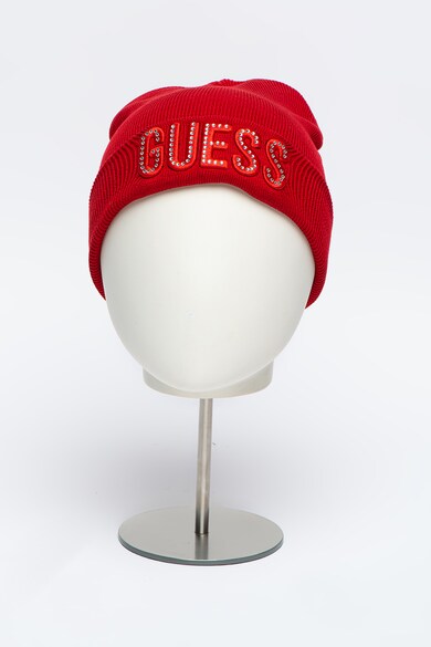 GUESS Caciula cu logo din strasuri Fete