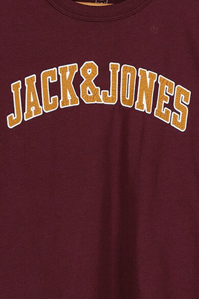 Jack & Jones Tricou cu decolteu la baza gatului si imprimeu logo b Baieti