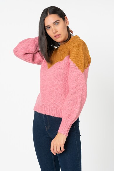 Vero Moda Winnie colorblock dizájnos pulóver női