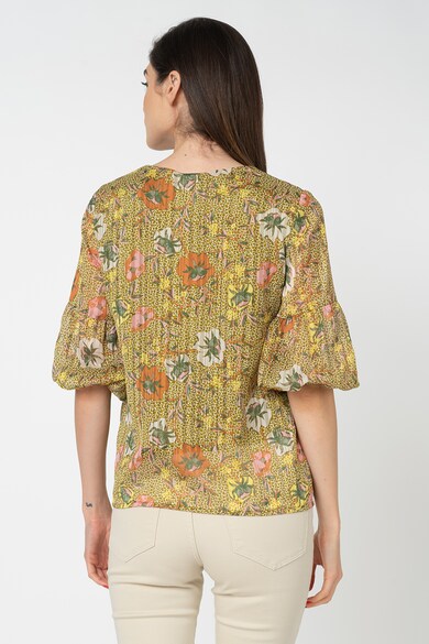 Vero Moda Bluza cu decolteu in V si model floral Cille Femei