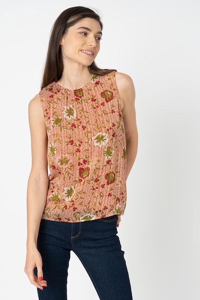 Vero Moda Bluza cu pliuri si model floral Cille Femei