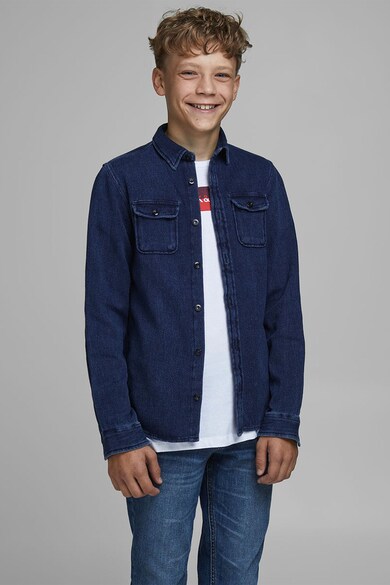 Jack & Jones Camasa din denim cu buzunare Baieti