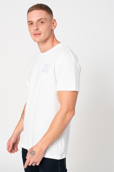 Jack & Jones Tricou relaxed fit cu imprimeu text Keep Barbati