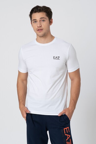 EA7 Tricou slim fit cu logo Barbati