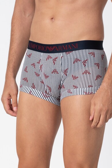 Emporio Armani Underwear Set de boxeri uni si cu imprimeu logo - 2 perechi Barbati