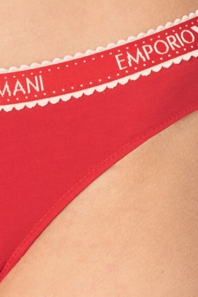 Emporio Armani Underwear Chiloti cu detalii valurite Femei