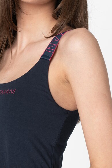 Emporio Armani Underwear Top cu bretele cu imprimeu logo Femei