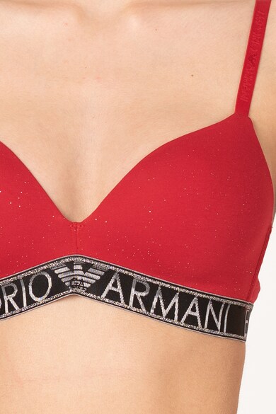 Emporio Armani Underwear Sutien cu cupe triunghiulare si logo Femei