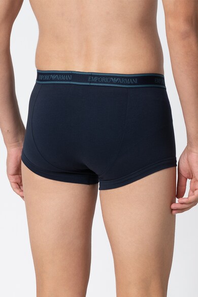 Emporio Armani Underwear Set de boxeri cu banda logo in talie - 2 perechi 3 Barbati