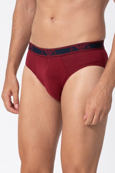 Emporio Armani Underwear Set de chiloti cu banda logo in talie - 3 perechi Barbati