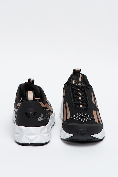 EA7 Pantofi sport cu imprimeu logo si design fatetat Barbati