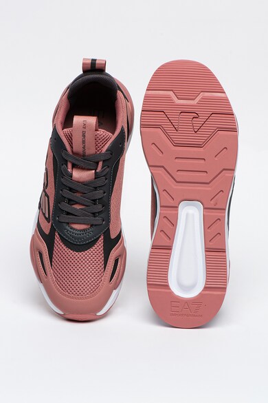 EA7 Pantofi sport cu insertii din material textil Femei