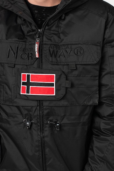 Geaca parka Bench, Negru Geographical Norway (BENCH-MEN-068-BS-BLACK ...