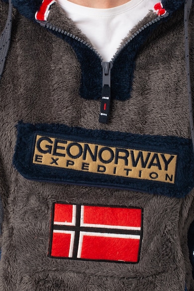 Geographical Norway суичър с цип и лого на Gymclass Мъже