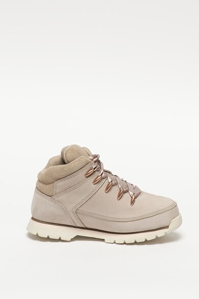 Timberland Ghete de piele intoarsa cu sireturi cu aspect de satin Euro Sprint Fete