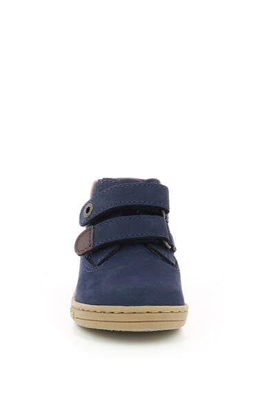 Kickers kids Ghete de piele nabuc cu velcro Fete